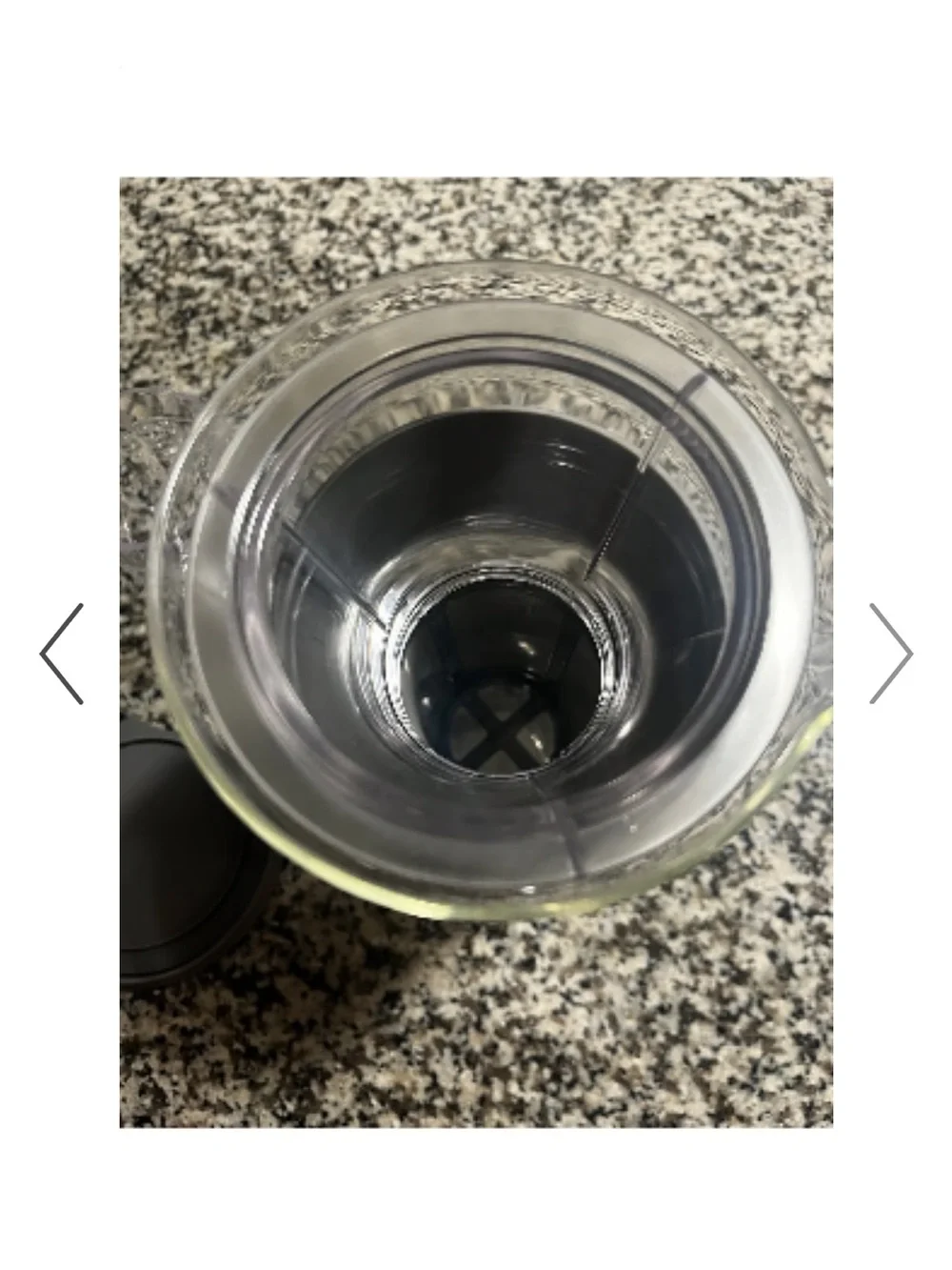 Pampered Chef Cold Brew Carafe with Dark Gray Silicone Grip